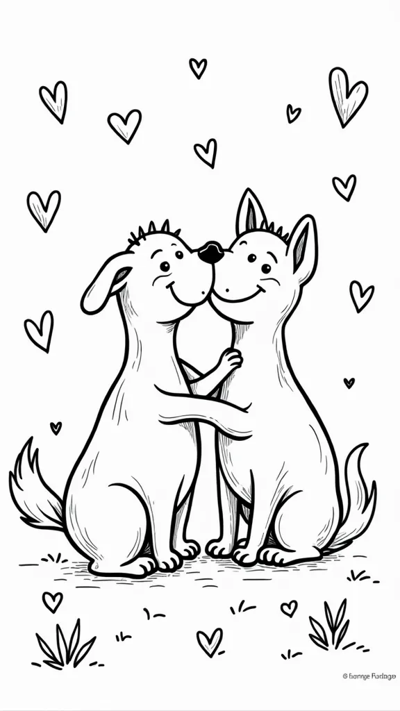 free valentines day coloring pages printable